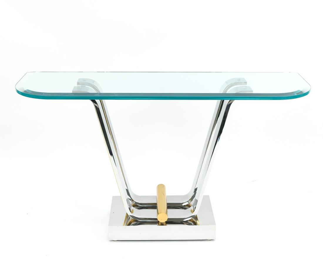 KARL SPRINGER TULIP CONSOLE TABLE (1 of 17)
