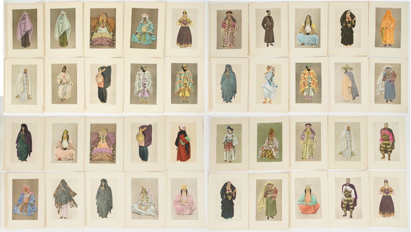 (40) GIRARD BESANCENOT "TYPES DU MAROC", 1942 (1 of 19)