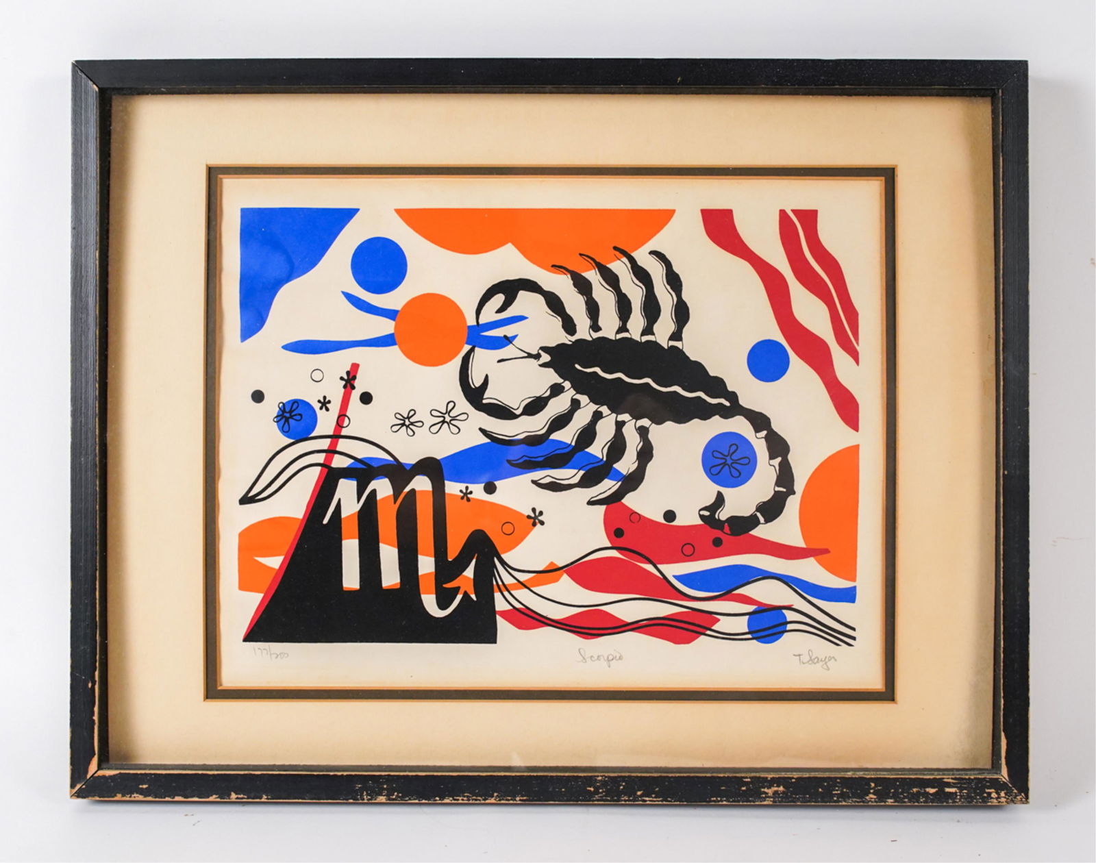 MODERNIST SERIGRAPH "SCORPIO" (1 of 10)