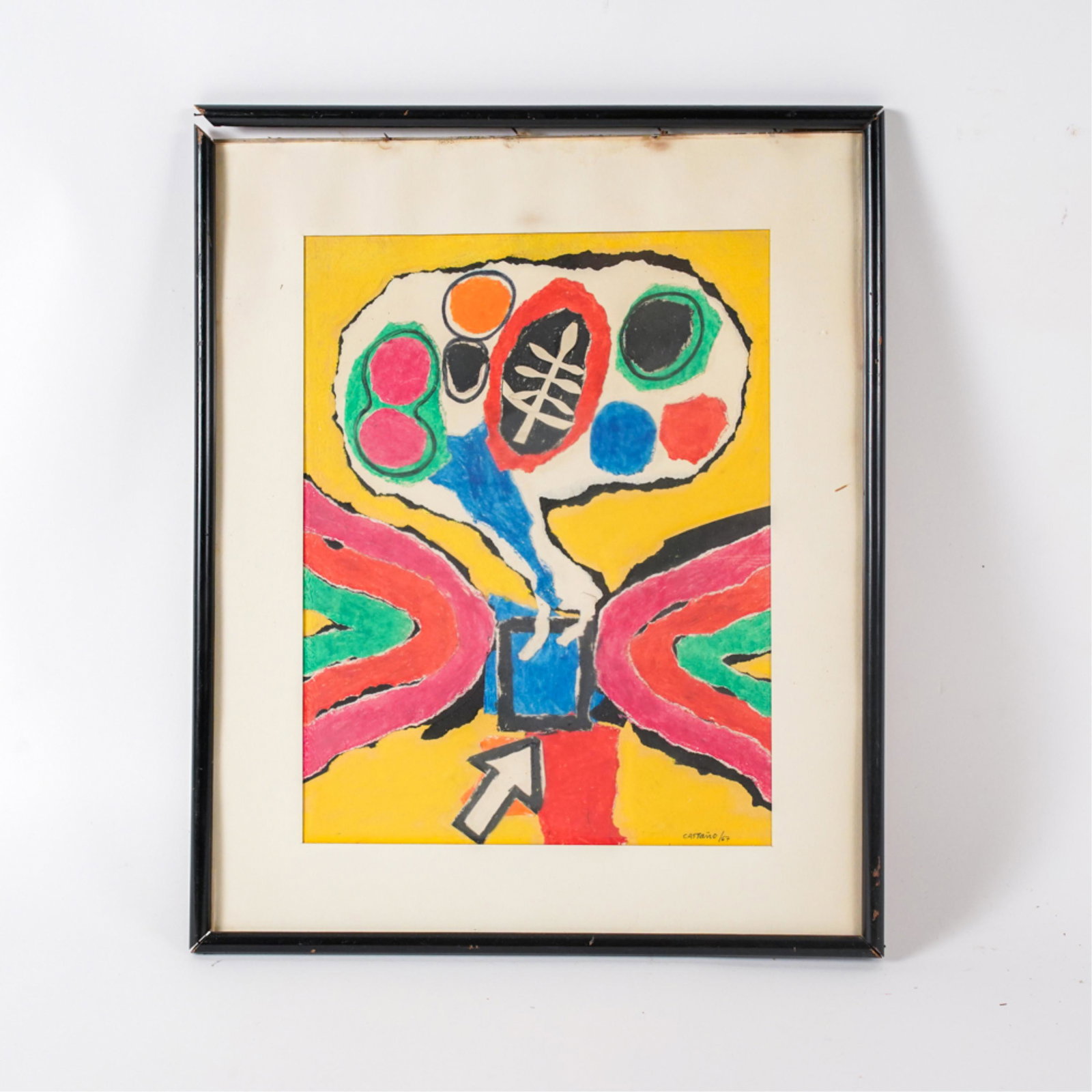 MODERN ABSTRACT 1967 MIXED MEDIA (1 of 10)