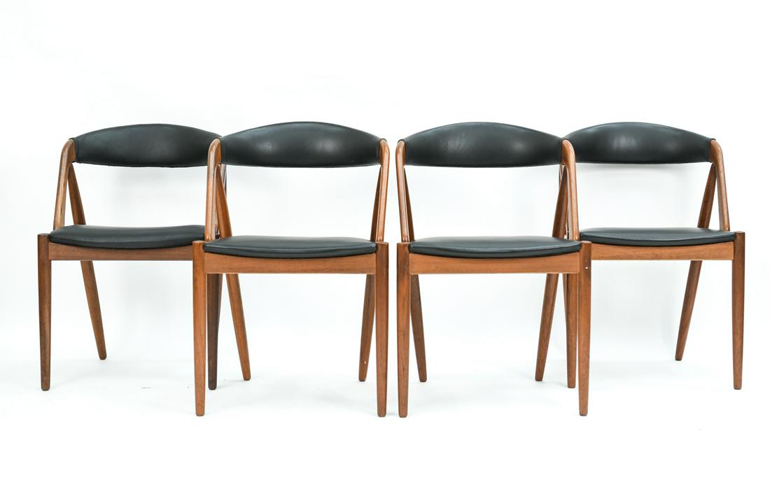 (4) KAI KRISTIANSEN MODEL 31 DINING CHAIRS (1 of 14)