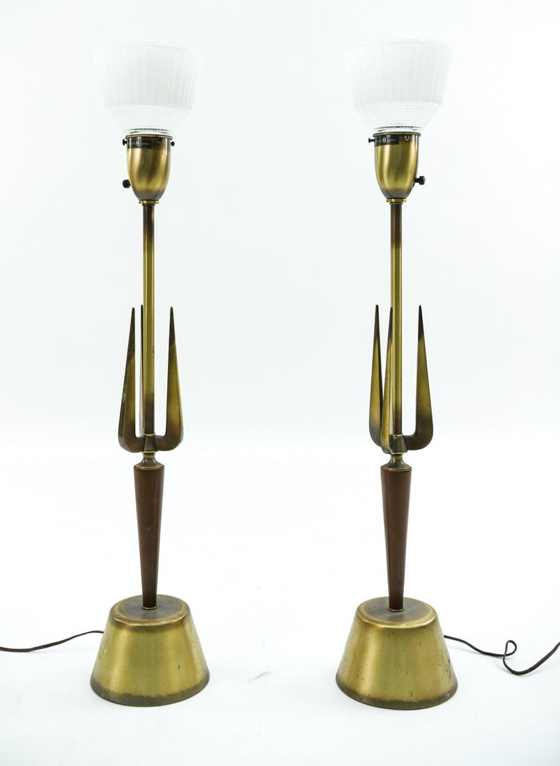 PAIR OF MID-CENTURY TABLE LAMPS (1 of 15)
