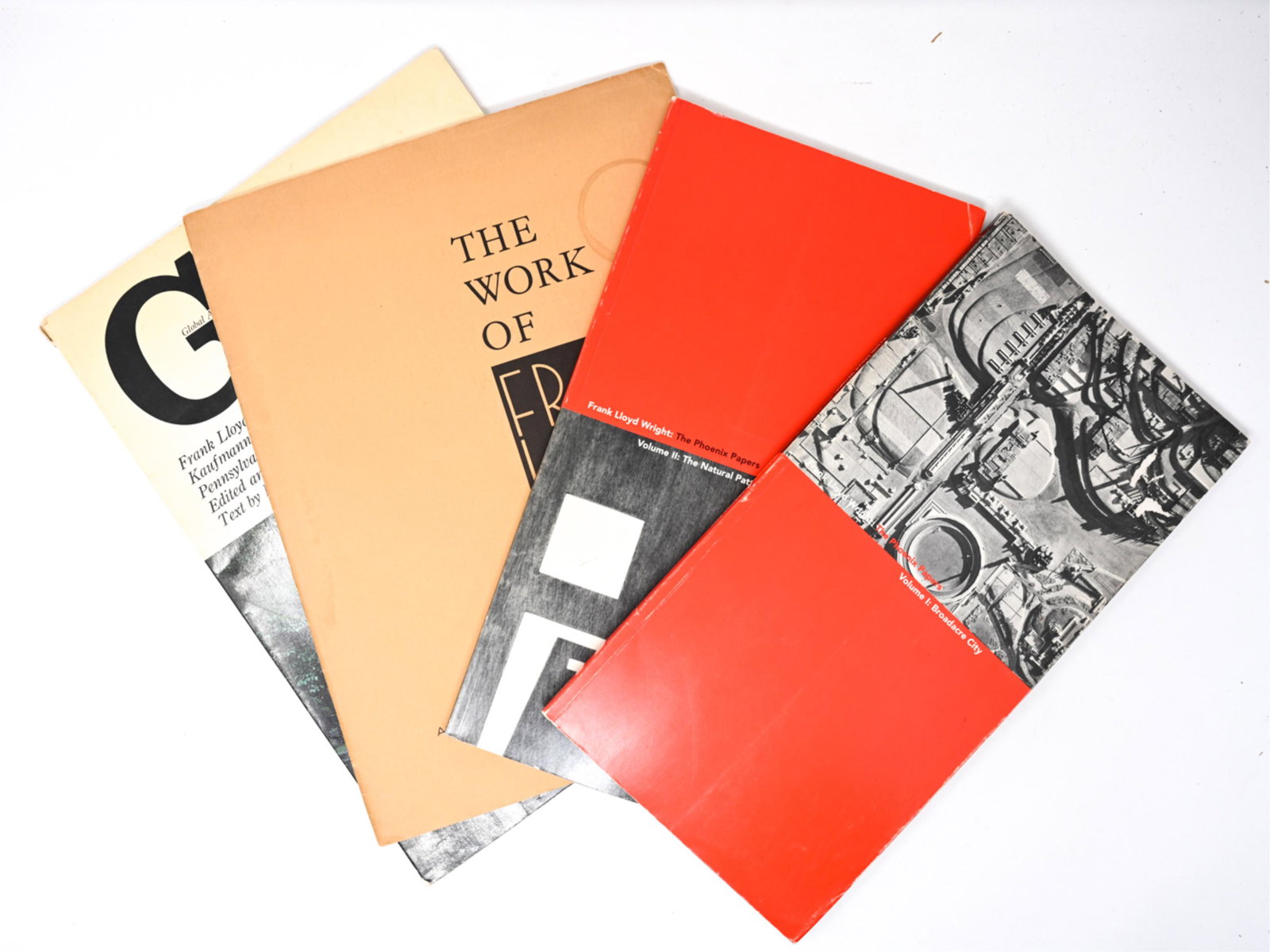 RARE FRANK LLOYD WRIGHT BOOKS INCL PHOENIX PAPERS (1 of 5)