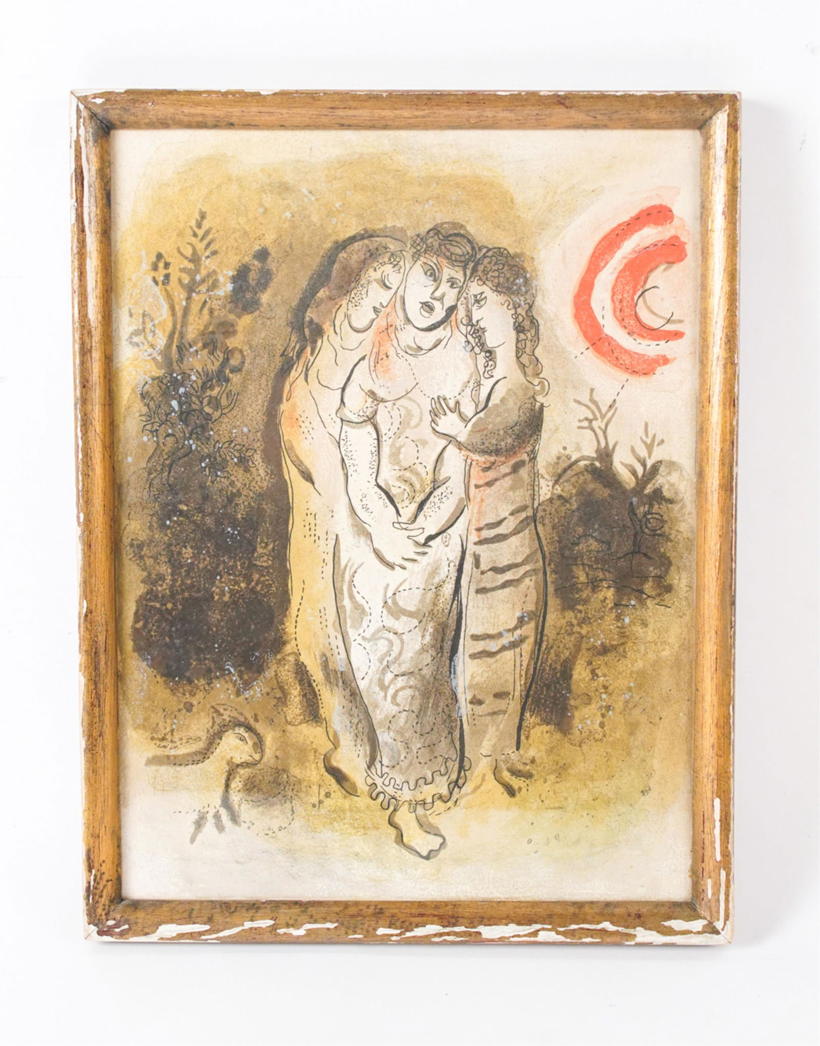AFTER MARC CHAGALL BOOK PLATE LITHOGRAPH (1 of 6)