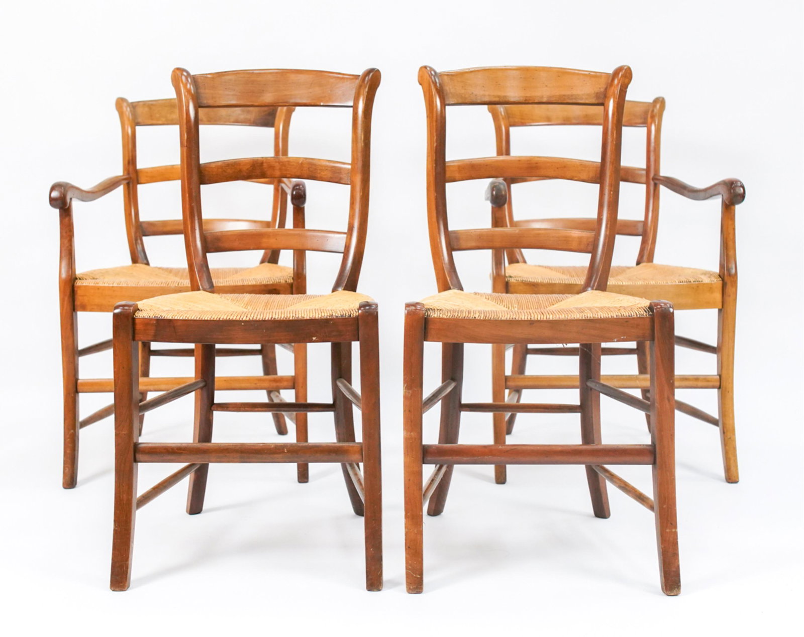 (4) VINTAGE LADDER-BACK DINING CHAIRS (1 of 13)