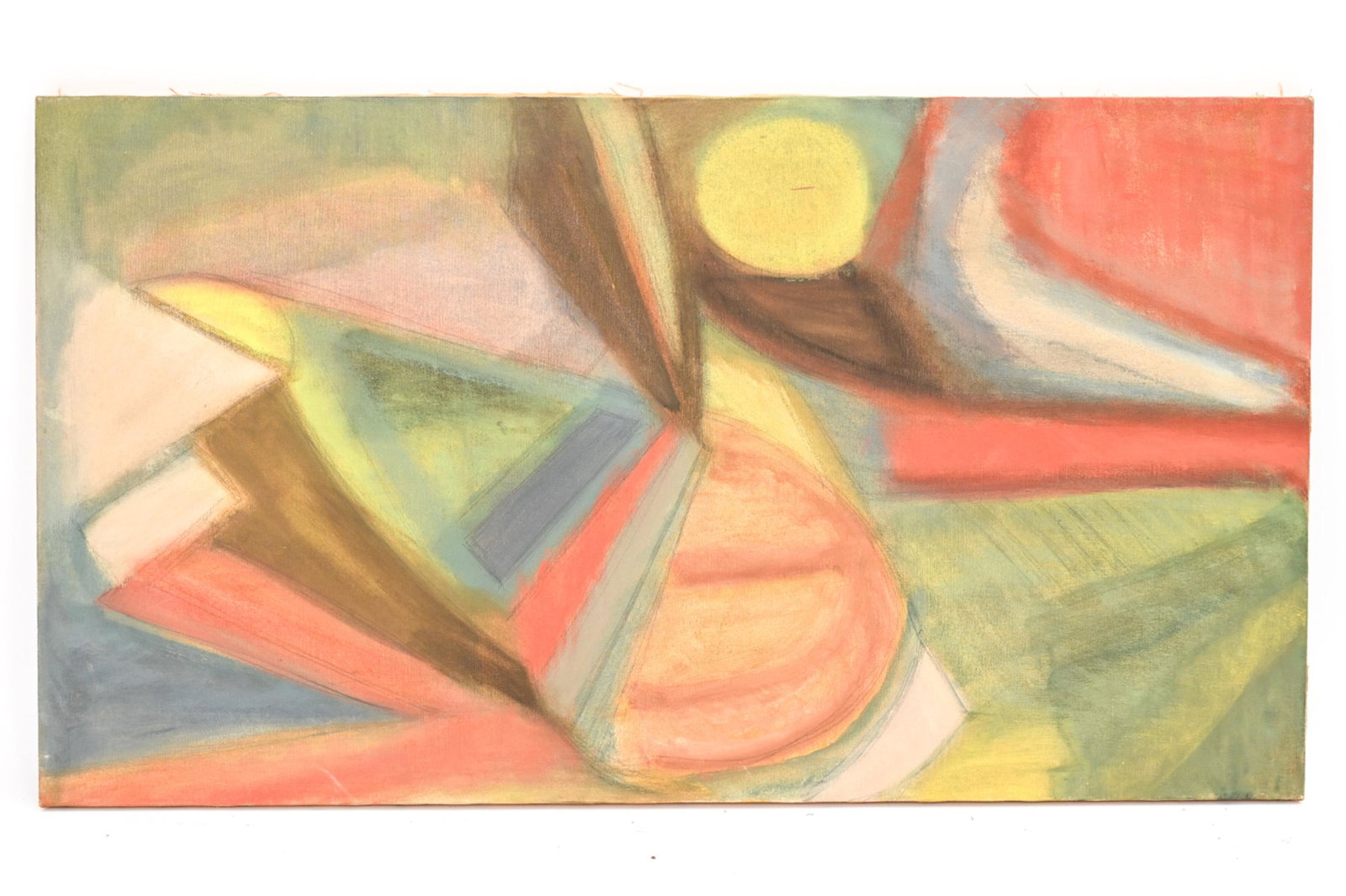 MID-CENTURY ABSTRACT O/C DOUBLE SIDED (1 of 9)