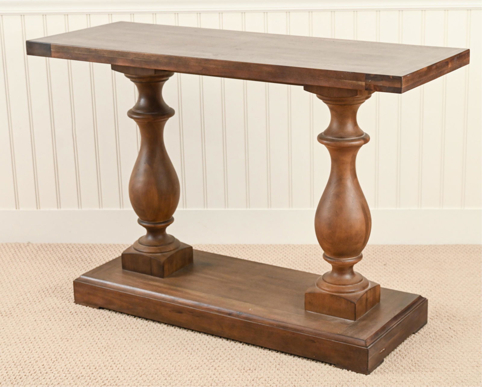 RESTORATION HARDWARE WOODEN CONSOLE TABLE (1 of 13)