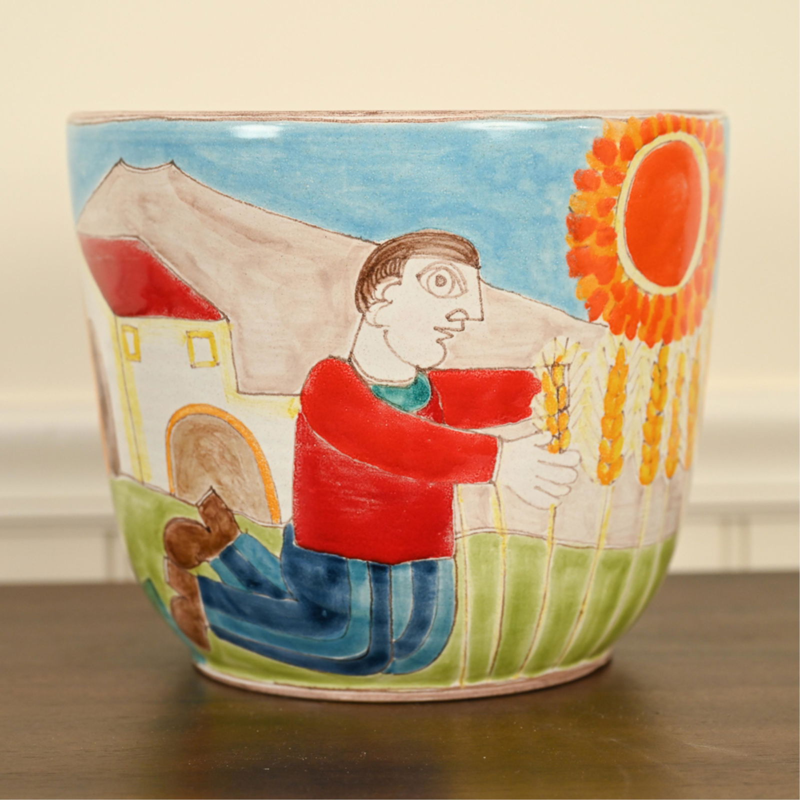 DESIMONE ITALIAN CERAMIC JARDINIERE (1 of 10)