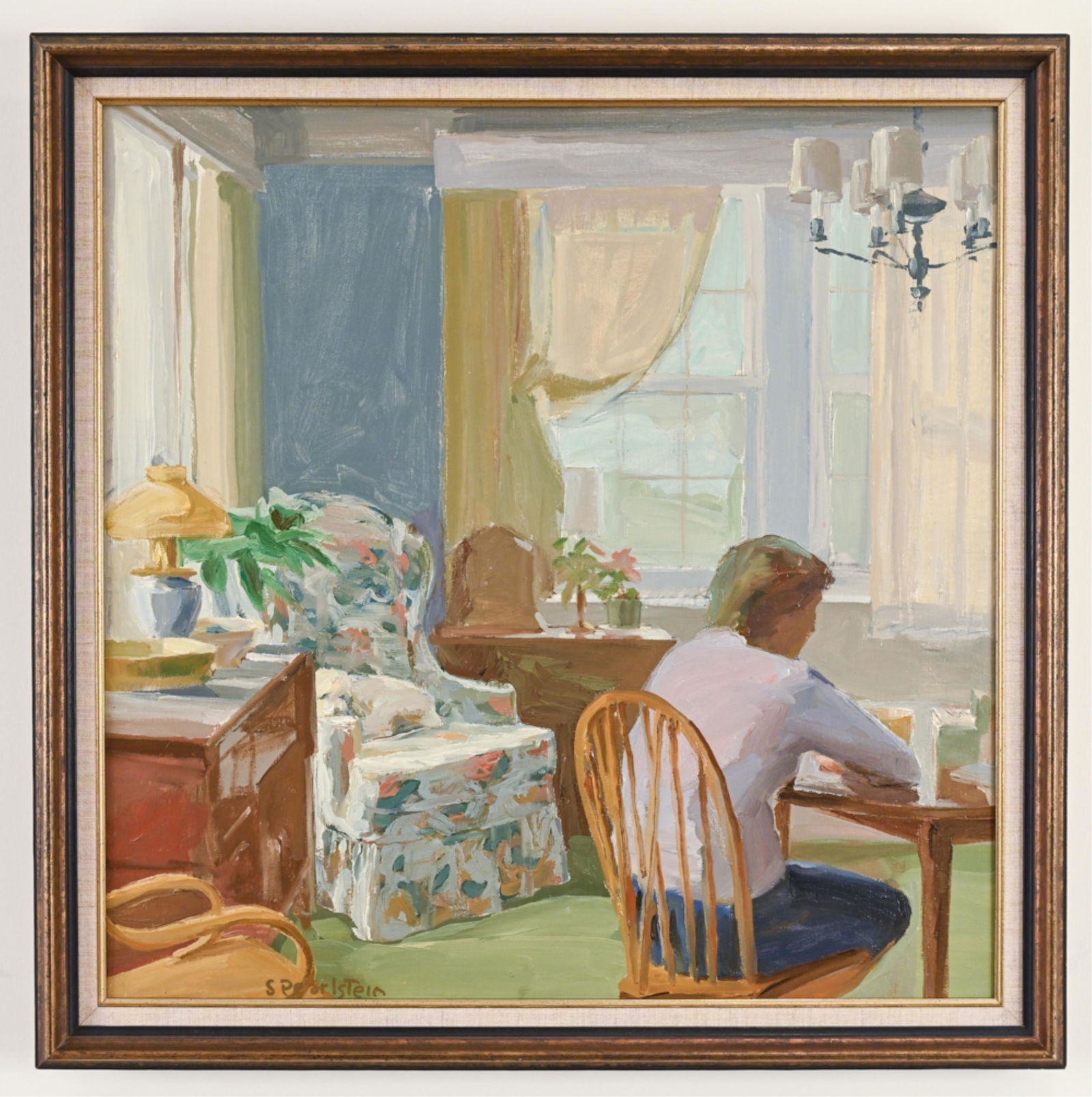 SEYMOUR PEARLSTEIN O/C WOMAN IN INTERIOR (1 of 11)