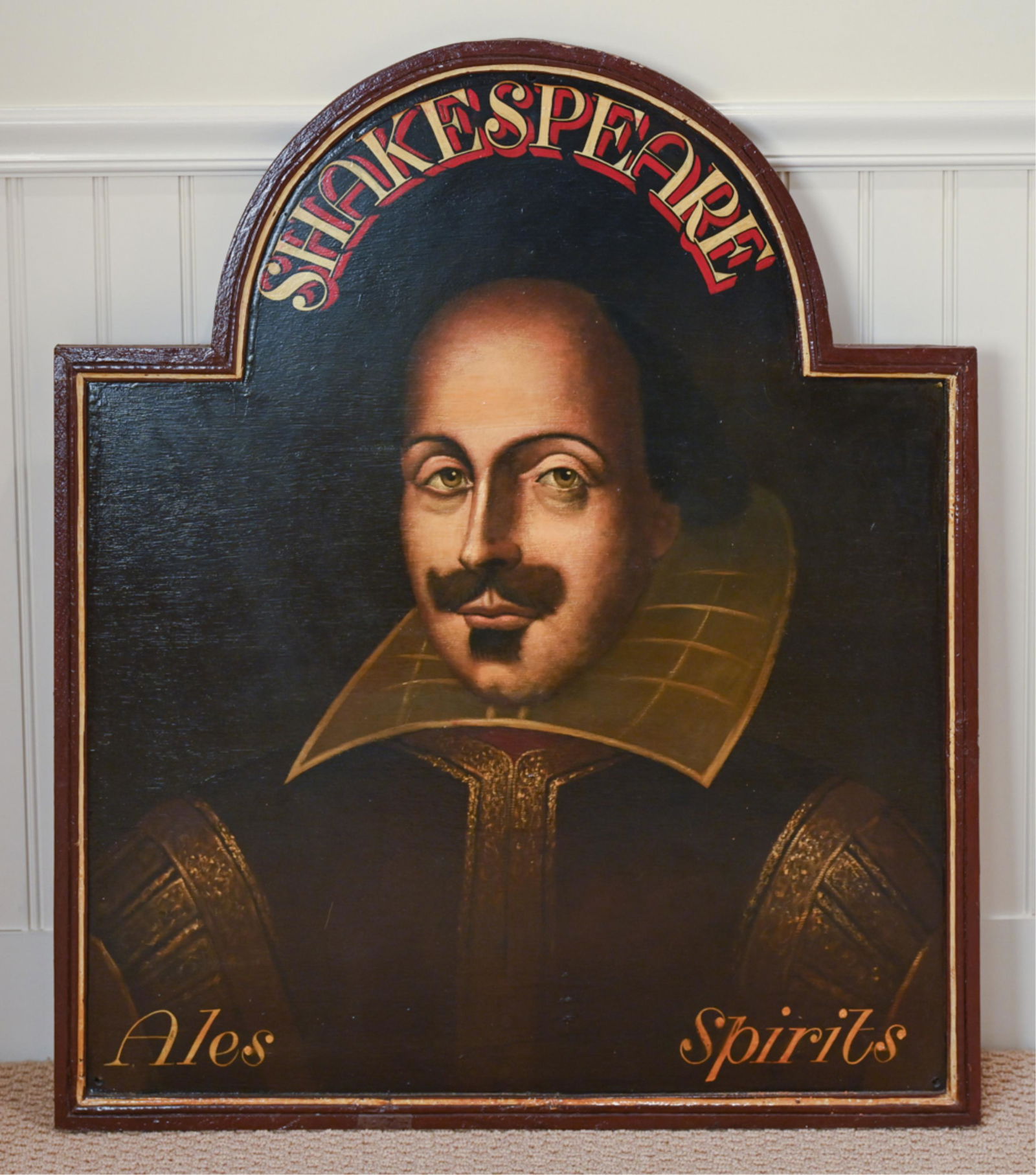SHAKESPEAERE ALES & SPIRITS DECORATIVE SHOP SIGN (1 of 6)