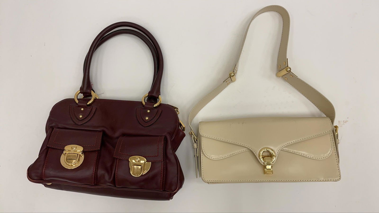 (2) MARC JACOBS LEATHER SHOULDER BAGS (1 of 8)