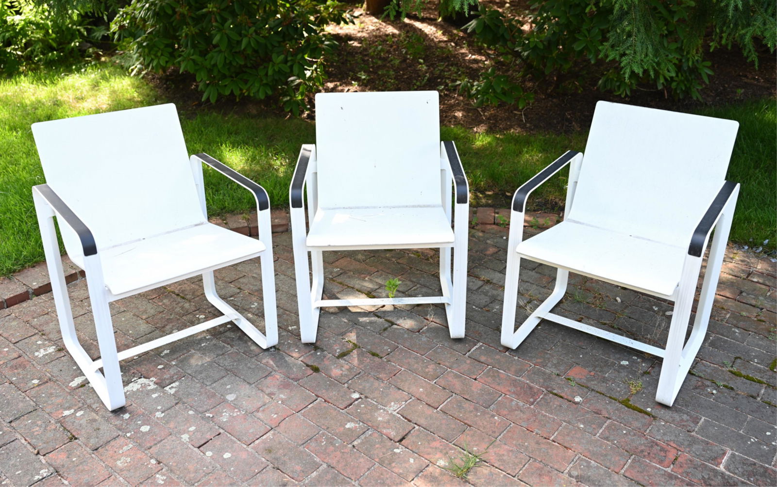 (3) TRIBU FOR JANUS ET CIE BENTWOOD OUTDOOR CHAIRS (1 of 9)