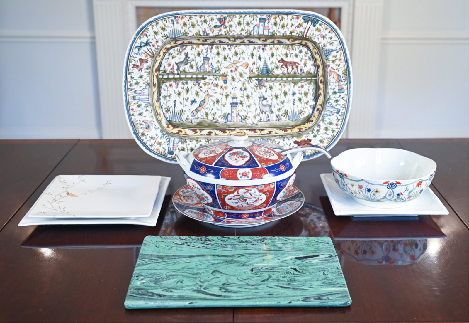 (8) GROUP OF ASSORTED SERVEWARE INCL. LIMOGES (1 of 20)