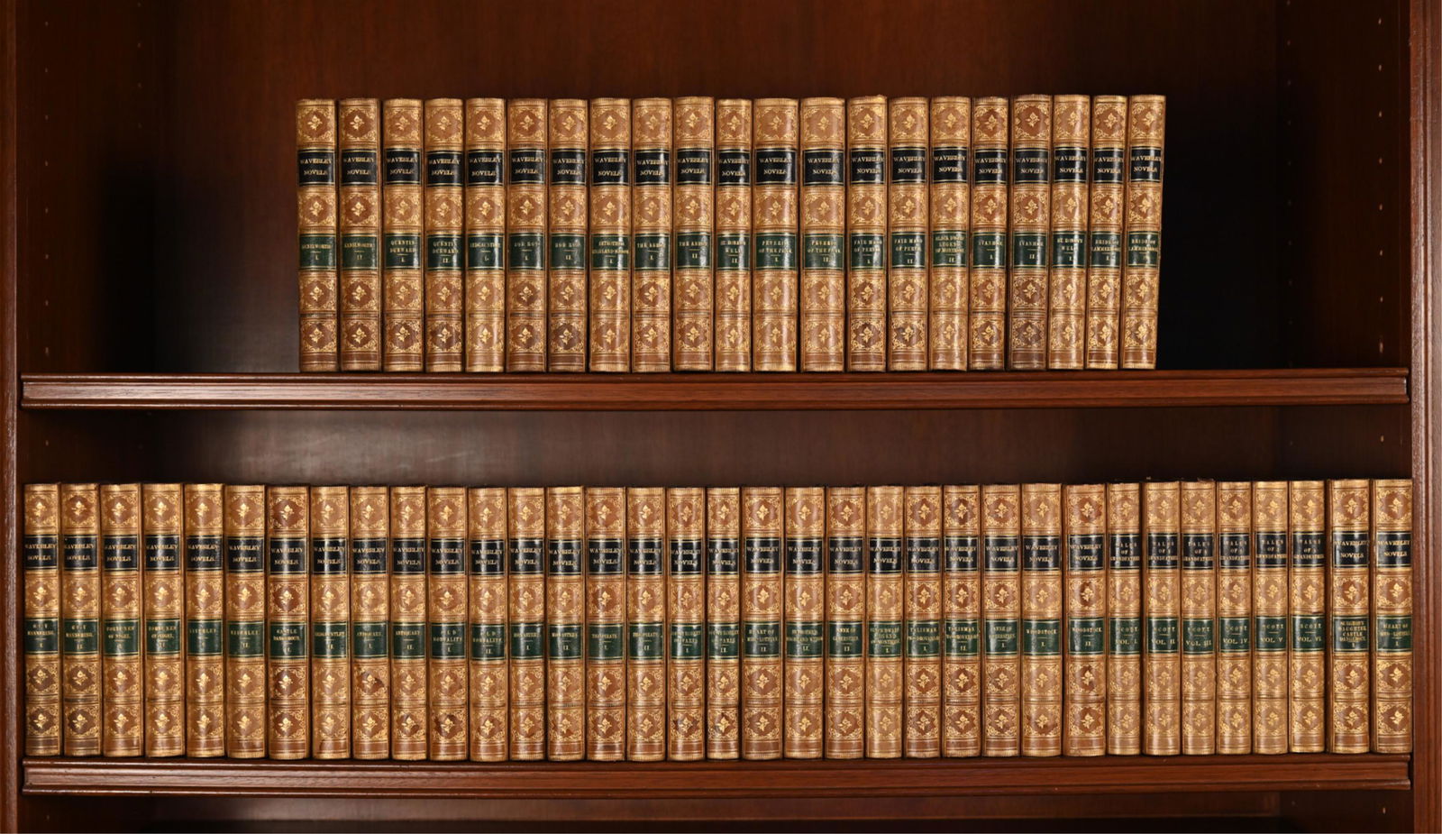 (50) VOL. WAVERLY NOVELS & OTHER (6) VOL. LEATHER (1 of 14)