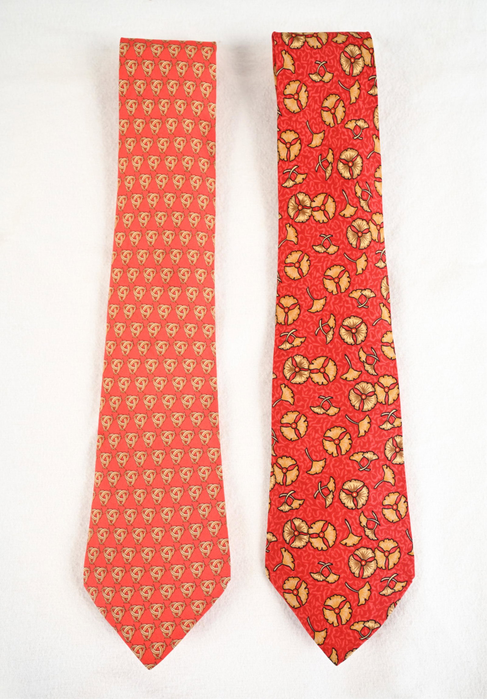 (2) AUTHENTIC HERMES SILK NECKTIES (1 of 11)