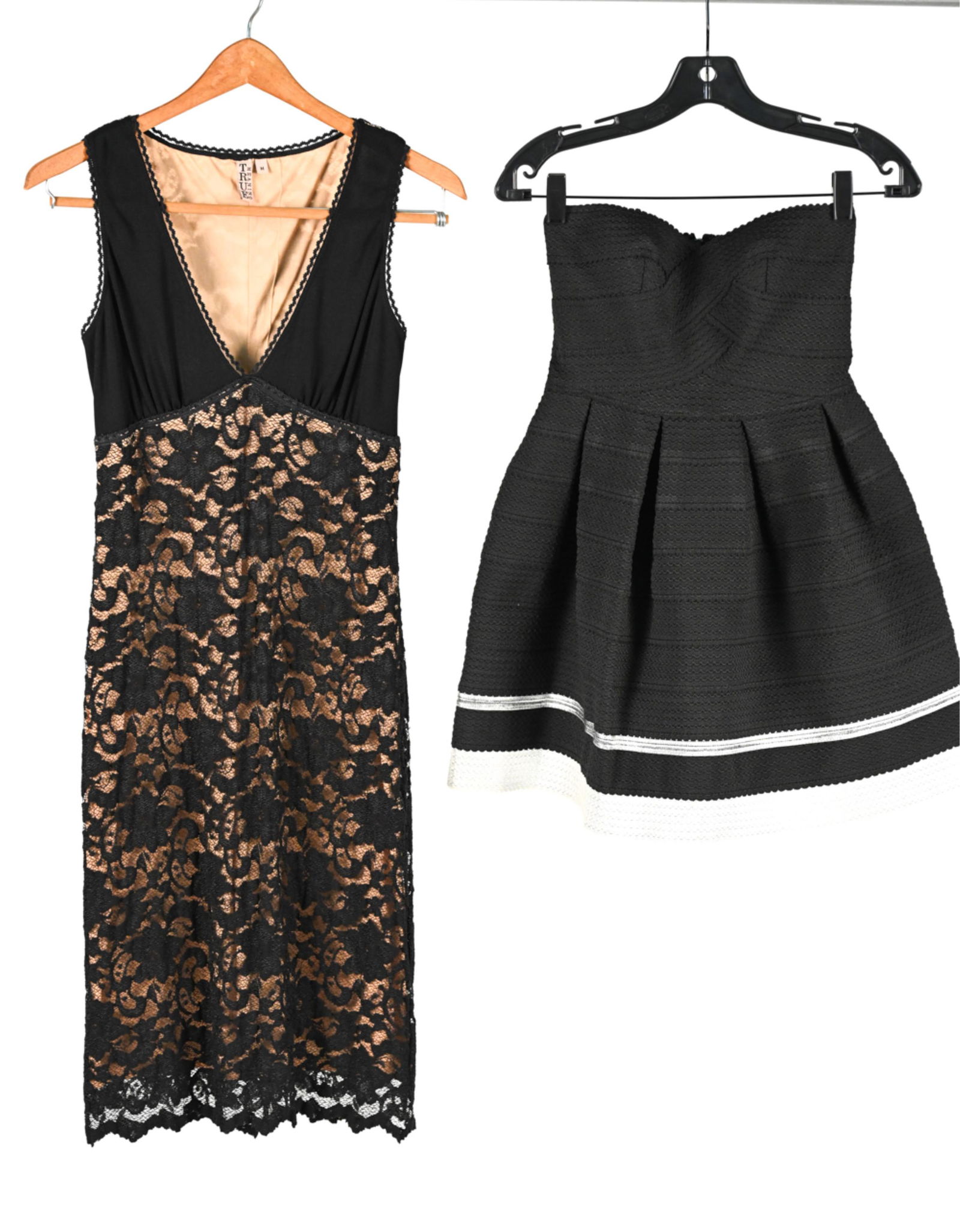 (2) DESIGNER COCKTAIL DRESSES, XS/M (1 of 12)