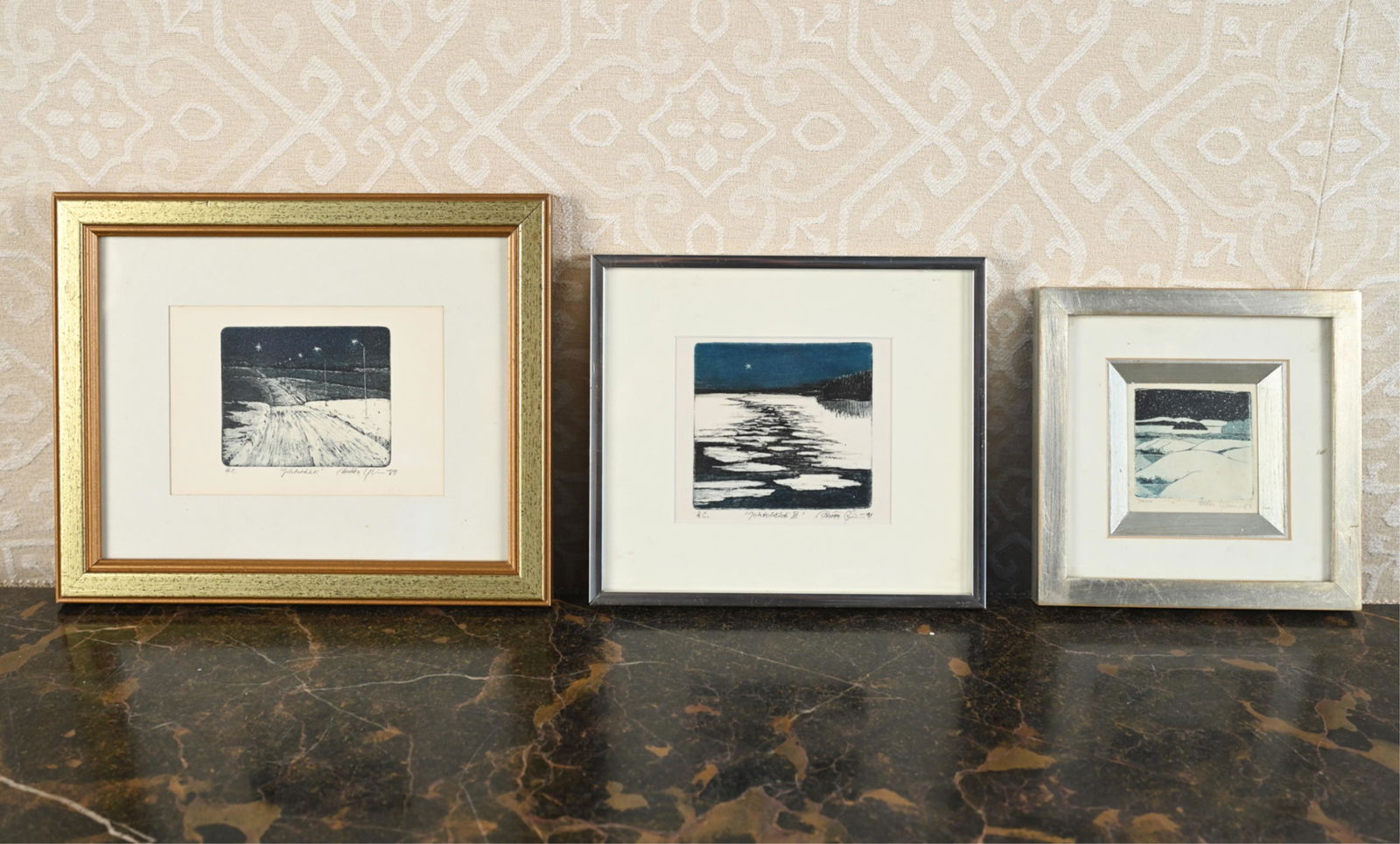 (3) C. 1980'S-90'S SIGNED ETCHINGS (1 of 10)