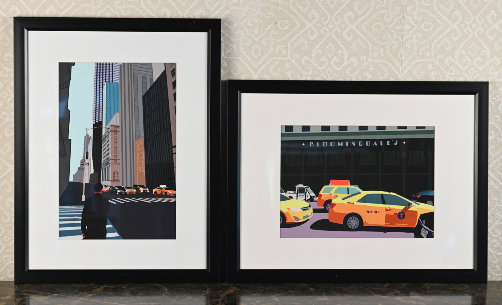 (2) NEW YORK CITY GRAPHIC PRINTS (1 of 12)