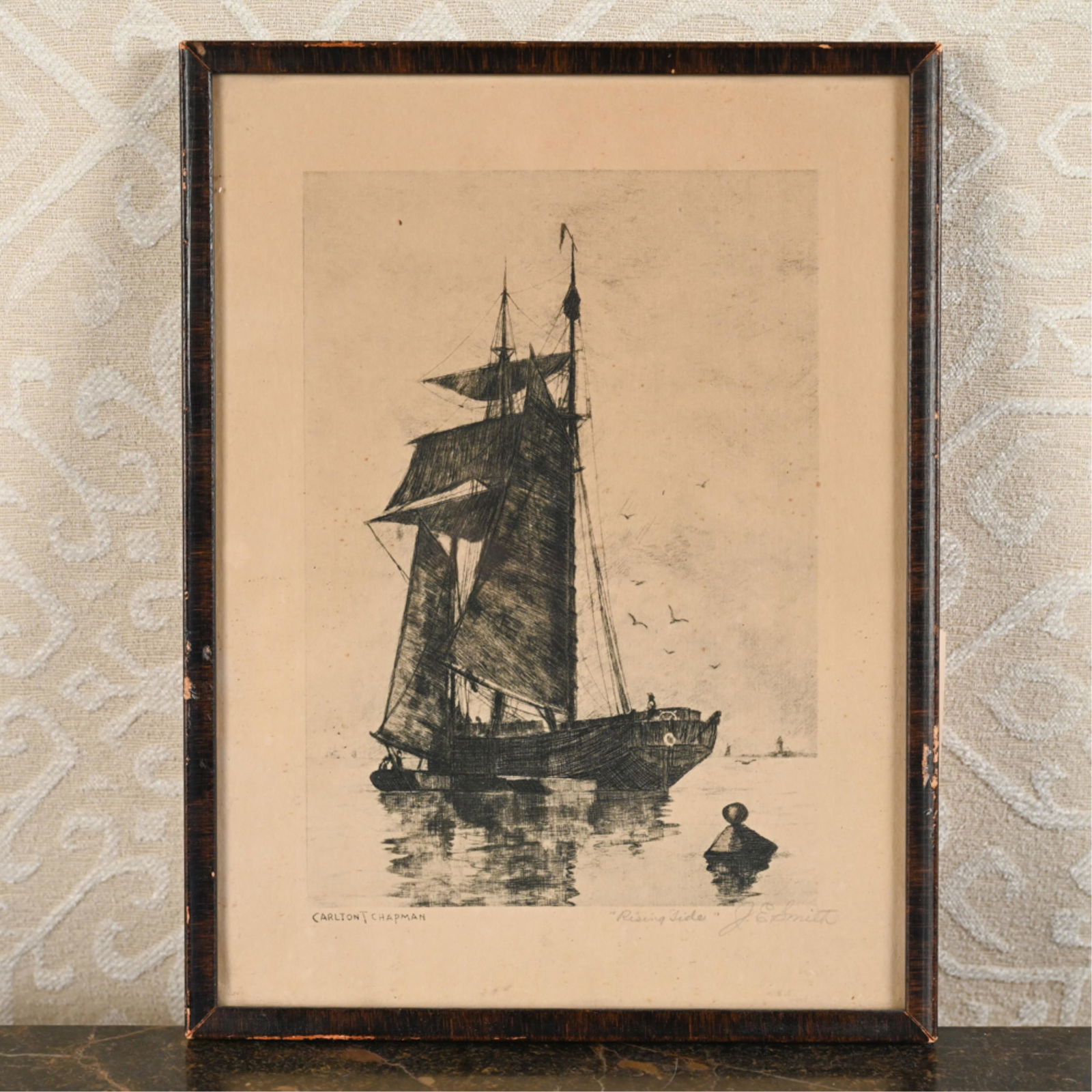 J.E. SMITH ENGRAVING AFTER CARLTON T. CHAPMAN (1 of 9)