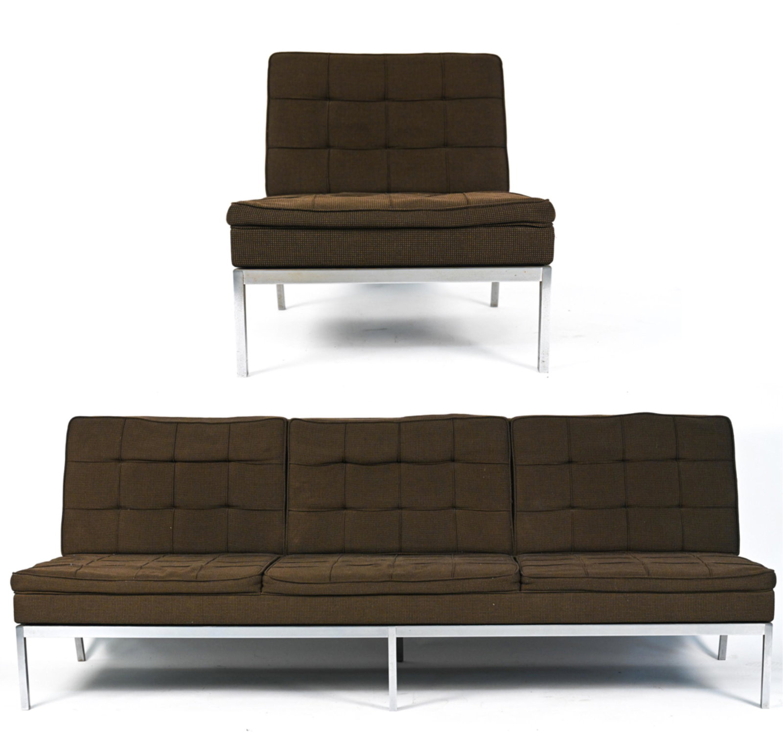 C. 1970'S FLORENCE KNOLL SOFA AND CHAIR (1 of 20)