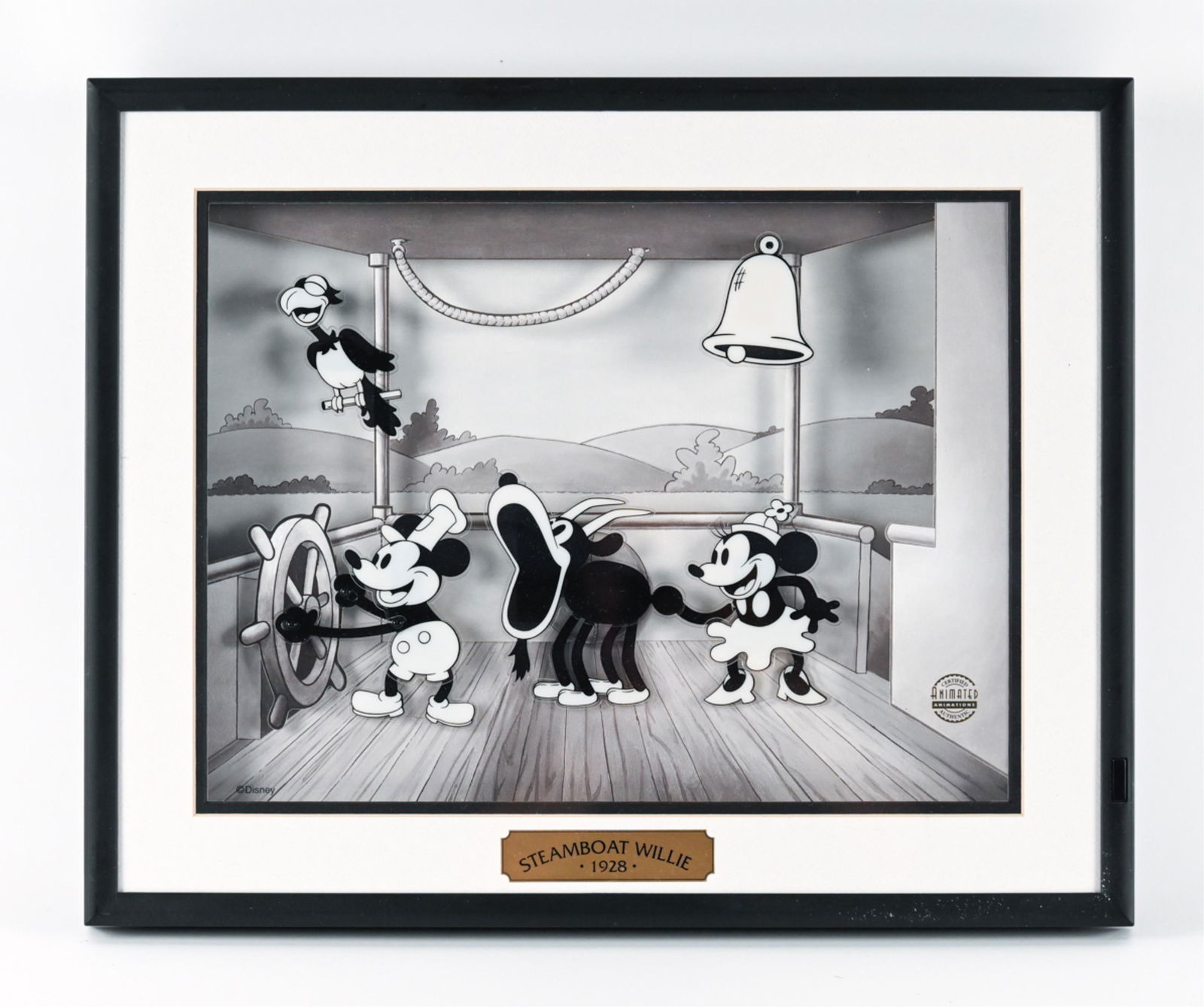 DISNEY "STEAMBOAT WILLIE" 3D ANIMATED ANIMATION (1 of 9)