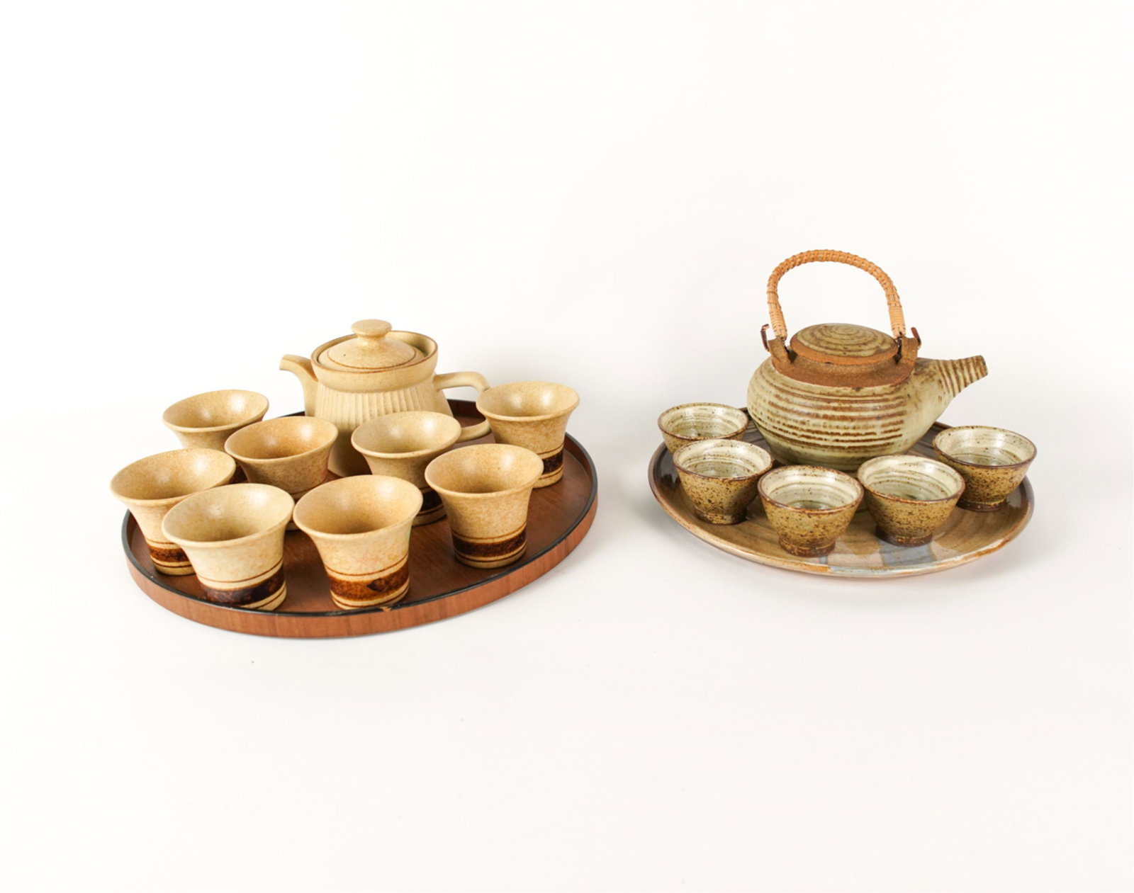 (2) VINTAGE CERAMIC TEA SETS & TRAYS (1 of 20)