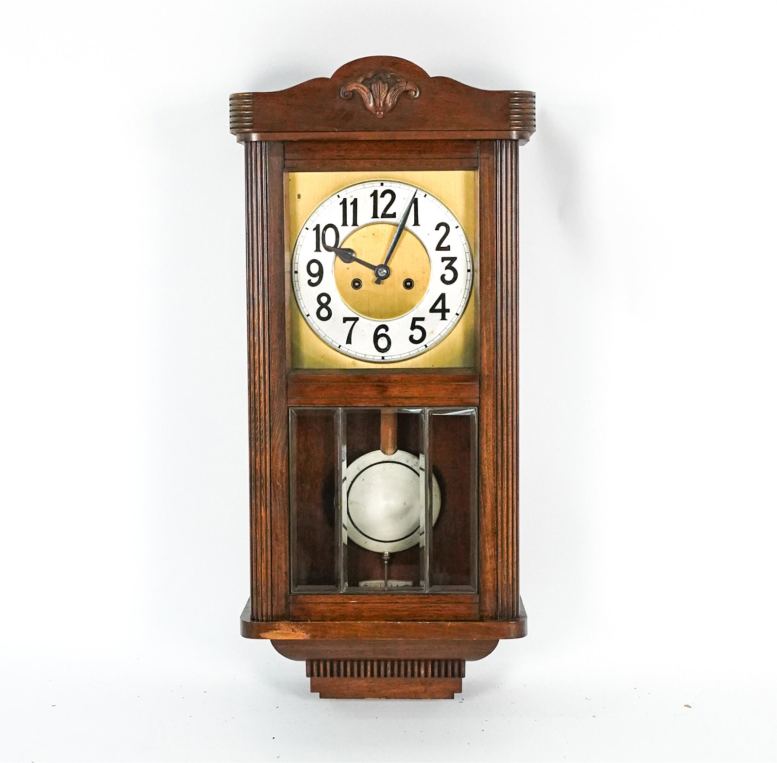 VINTAGE MECHANICAL WALL CLOCK (1 of 8)