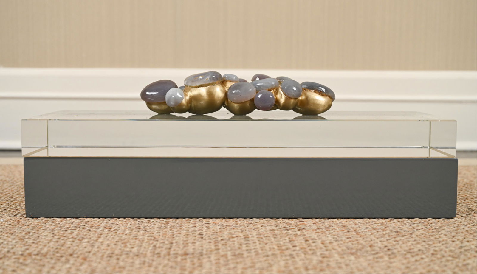 JOHN RICHARD CRYSTAL & ENCRUSTED STONE BOX (1 of 12)