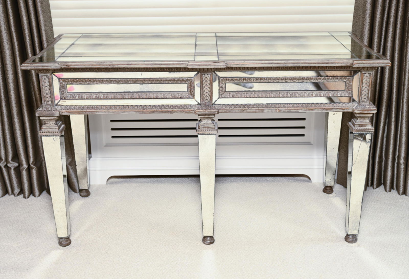AMY HOWARD COLLECTION MIRRORED CONSOLE TABLE (1 of 11)
