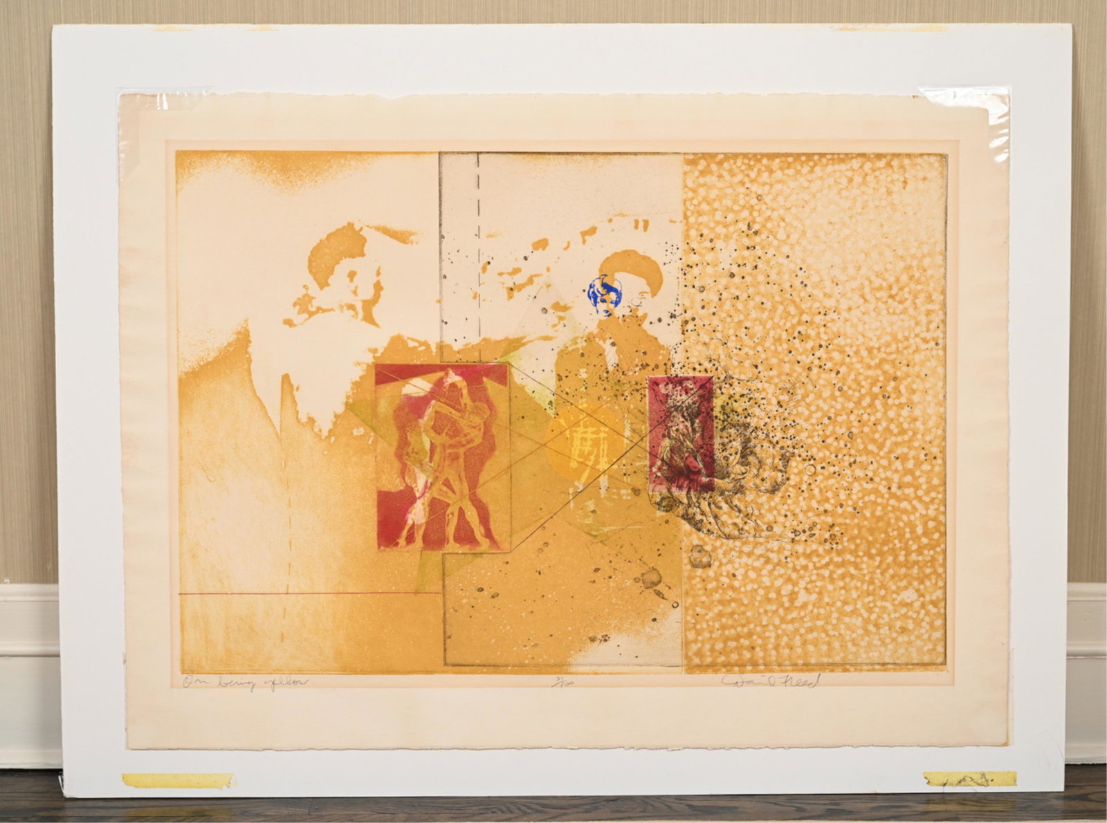 DAVID FREED (B. 1946) ABSTRACT PRINT (1 of 12)