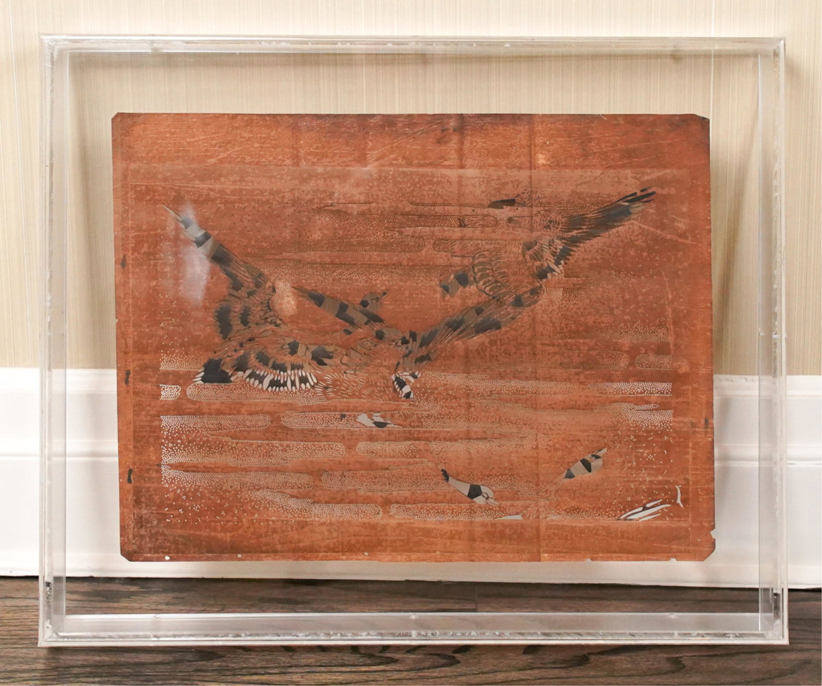 ANTIQUE JAPANESE KIMONO STENCIL (1 of 5)