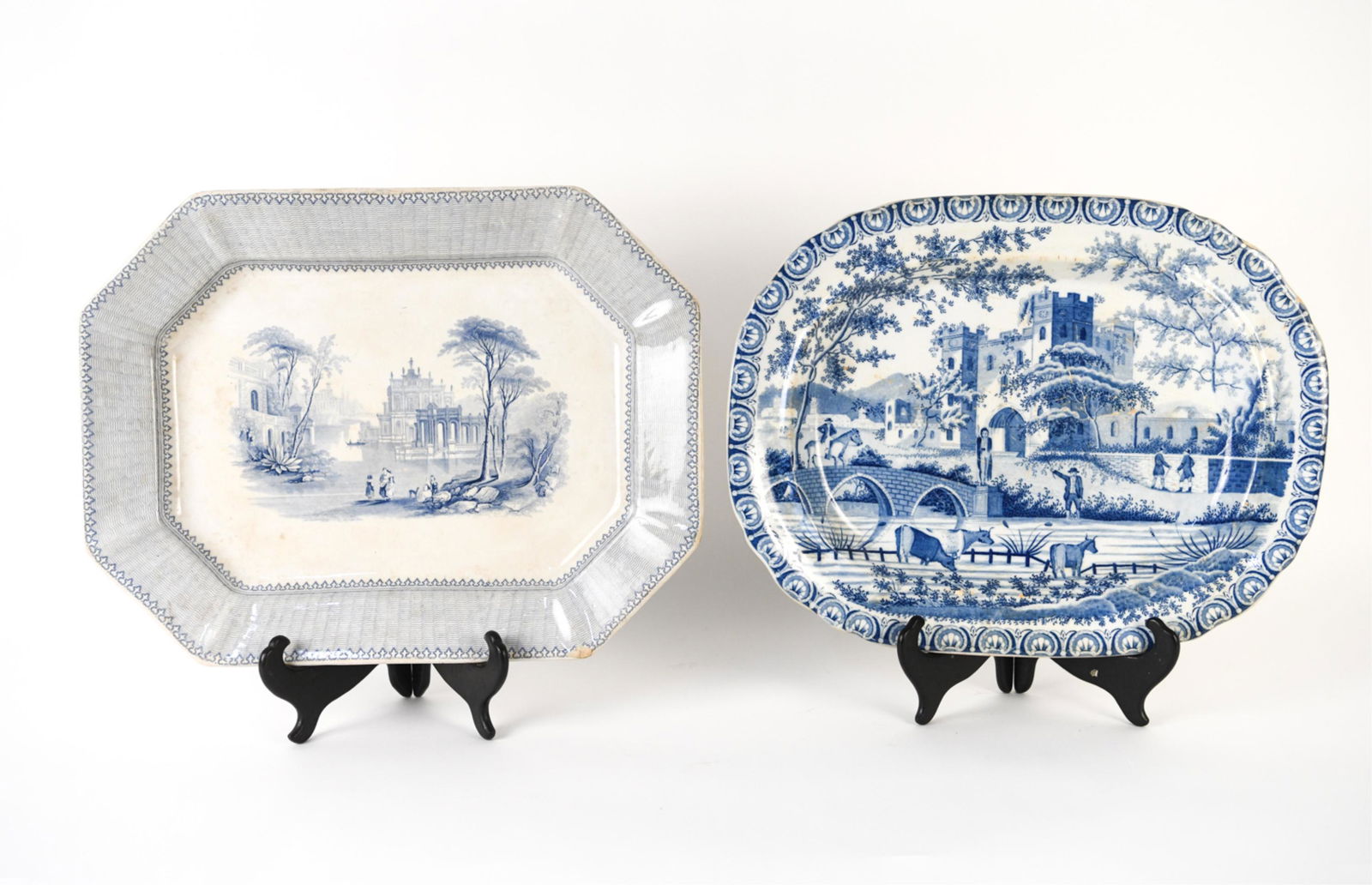 (2) TRANSFERWARE PLATTERS INCL STAFFORDSHIRE (1 of 15)