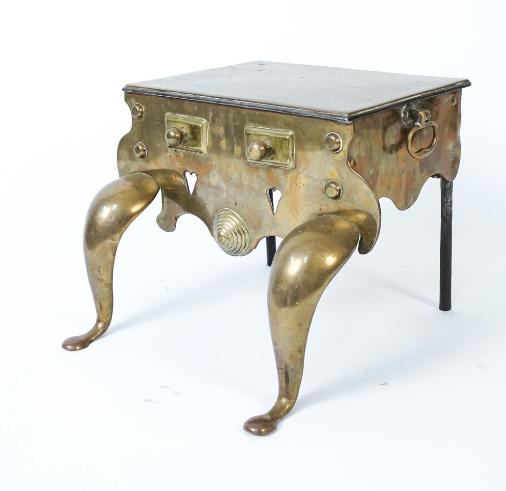 BRASS FIREPLACE TRIVET (1 of 9)