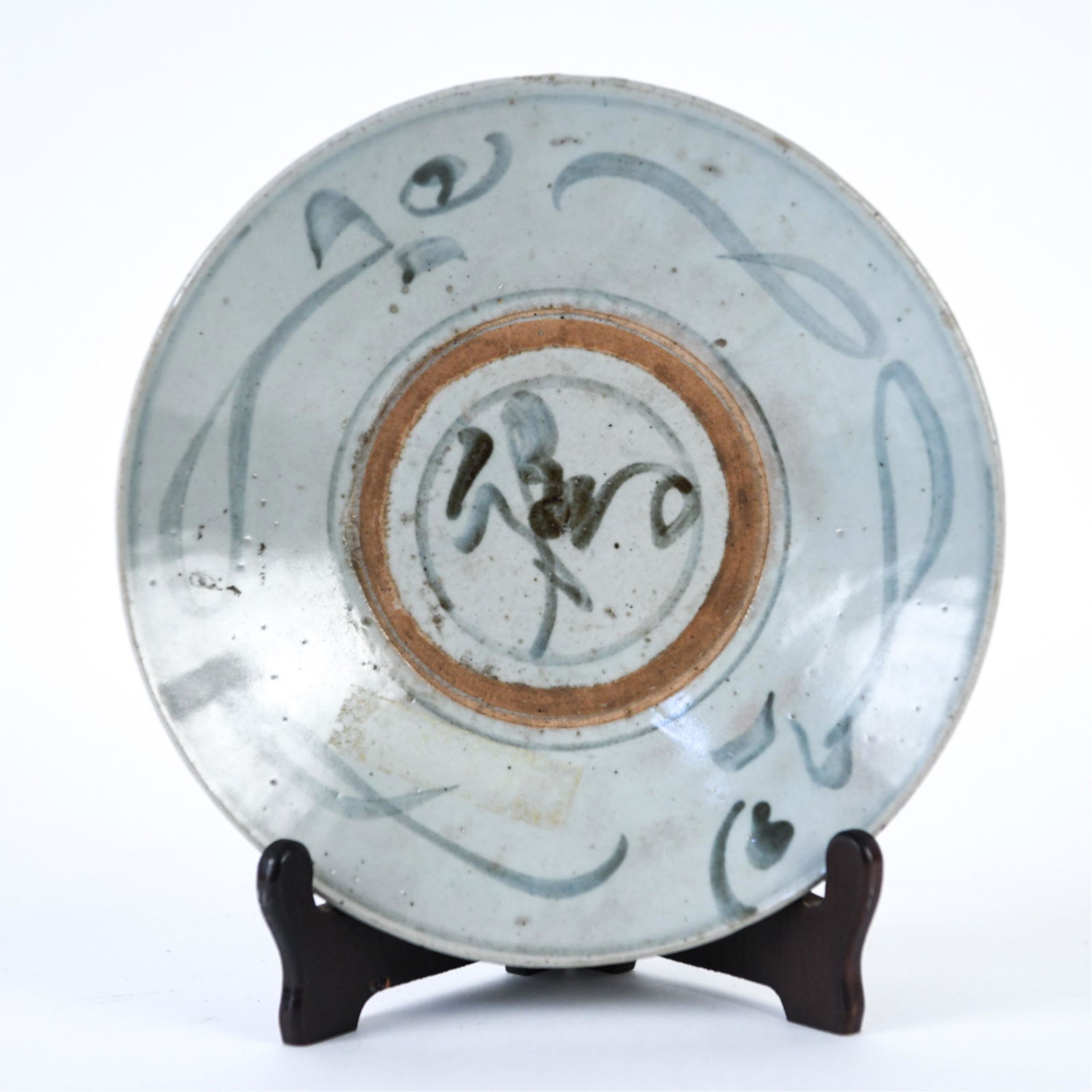 ANTIQUE CHINESE CANTON CERAMIC PLATE (1 of 8)