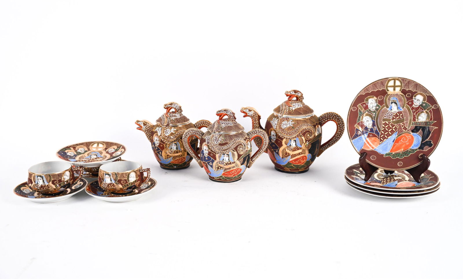 OCCUPIED JAPAN MORIAGE TEA SERVICE (1 of 19)