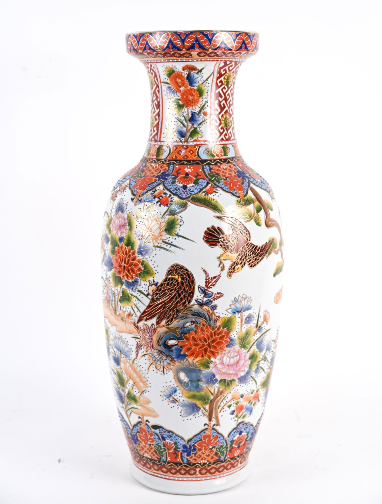 CONTEMPORARY CHINESE PORCELAIN BALUSTER VASE (1 of 9)