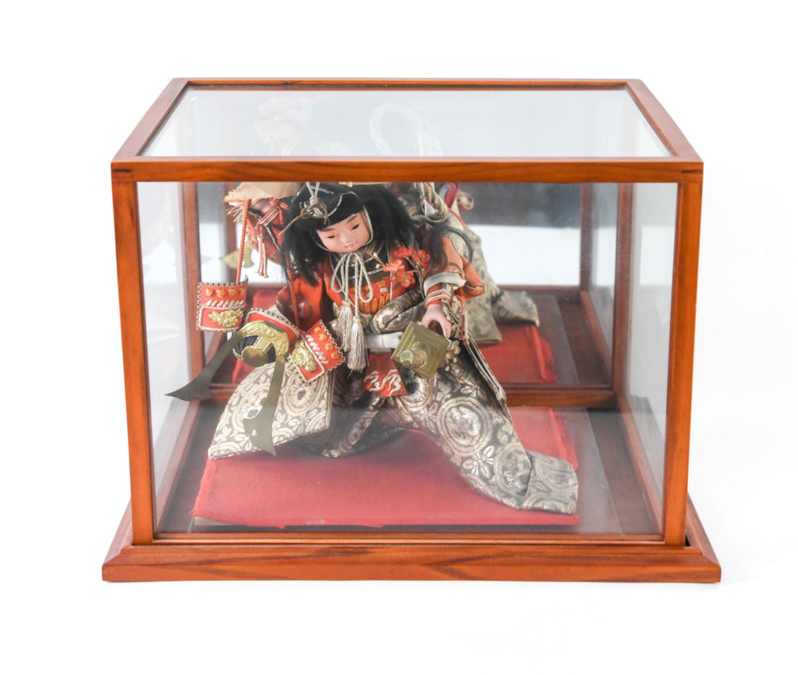 JAPANESE SAMURAI FIGURE IN BOX (1 of 15)