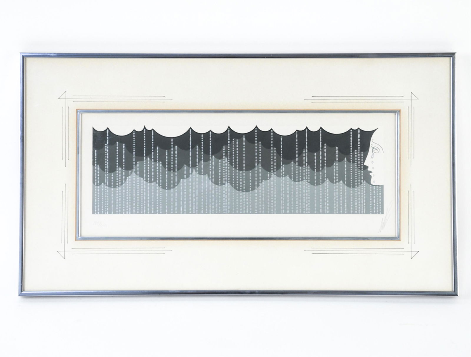 ERTE ORIGINAL SERIGRAPH RAIN (1 of 8)