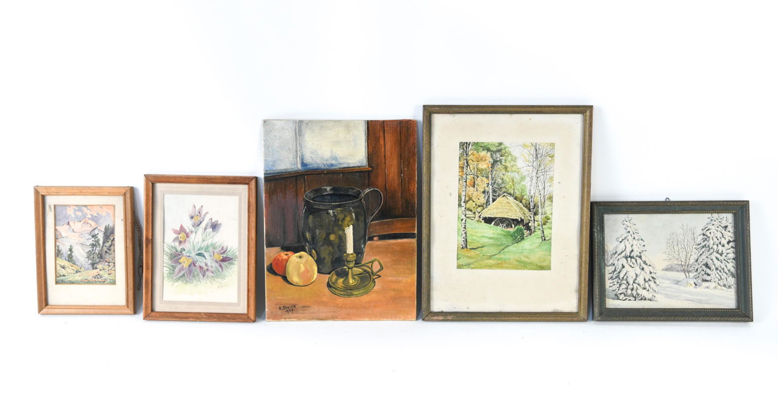 GROUPING OF DAVID STEINLE PAINTINGS (1 of 11)