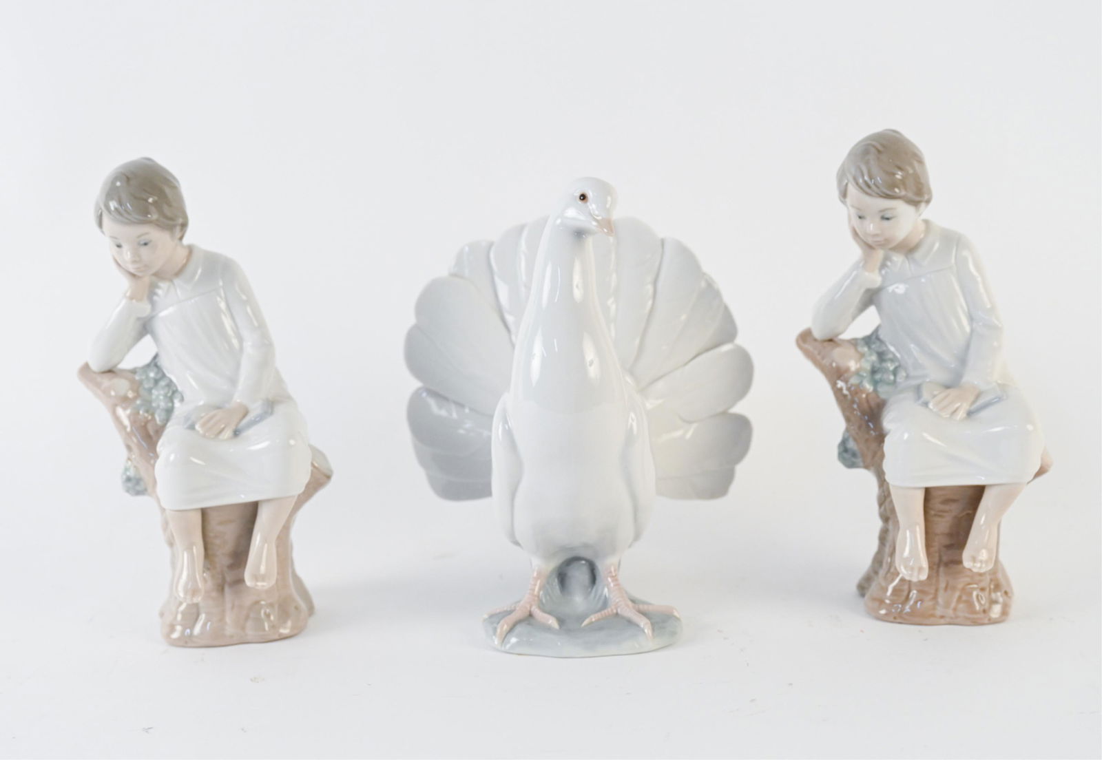 (3) LLADRO PORCELAIN FIGURINES (1 of 9)