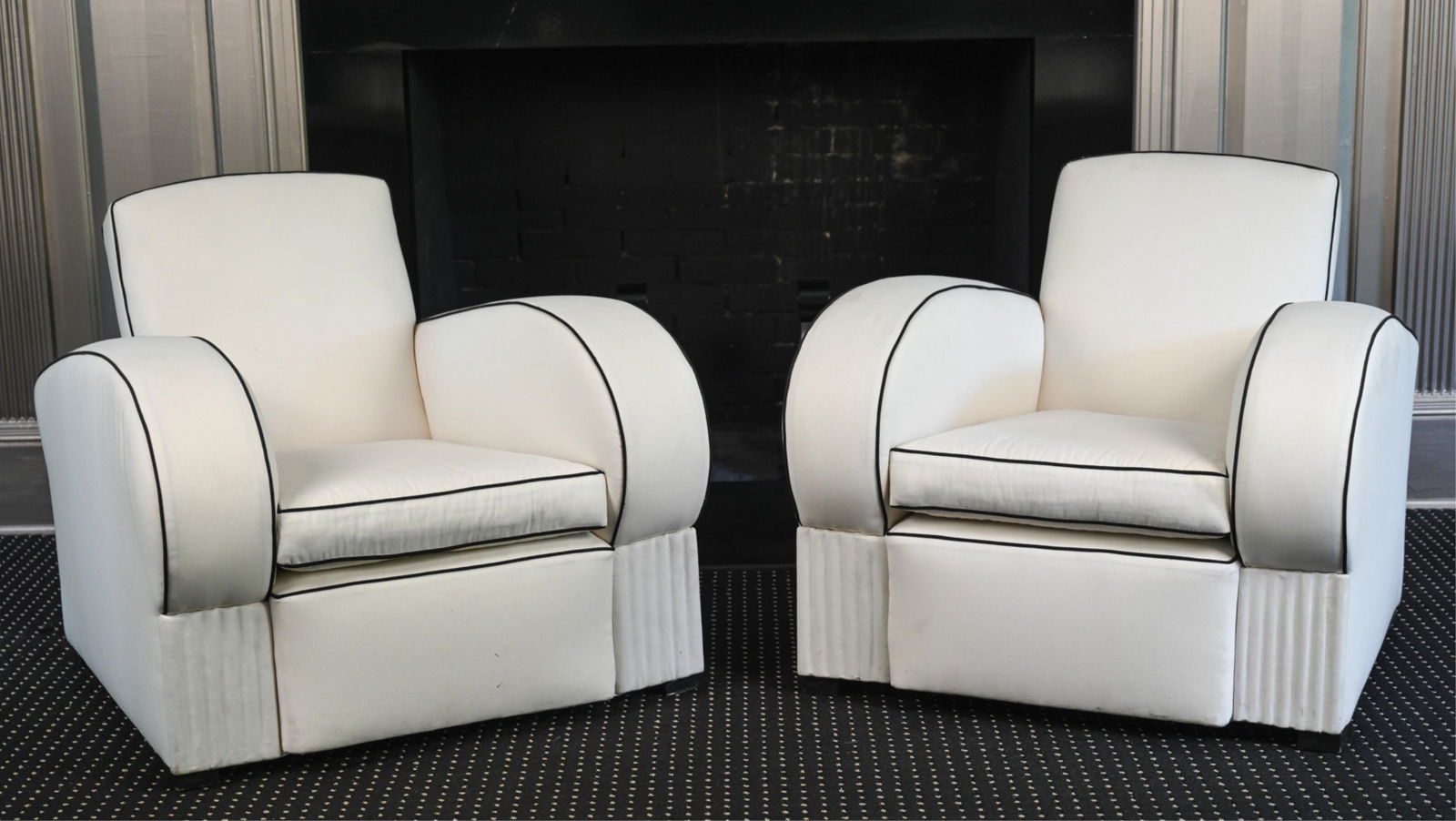 PAIR OF ART DECO CLUB CHAIRS (1 of 20)