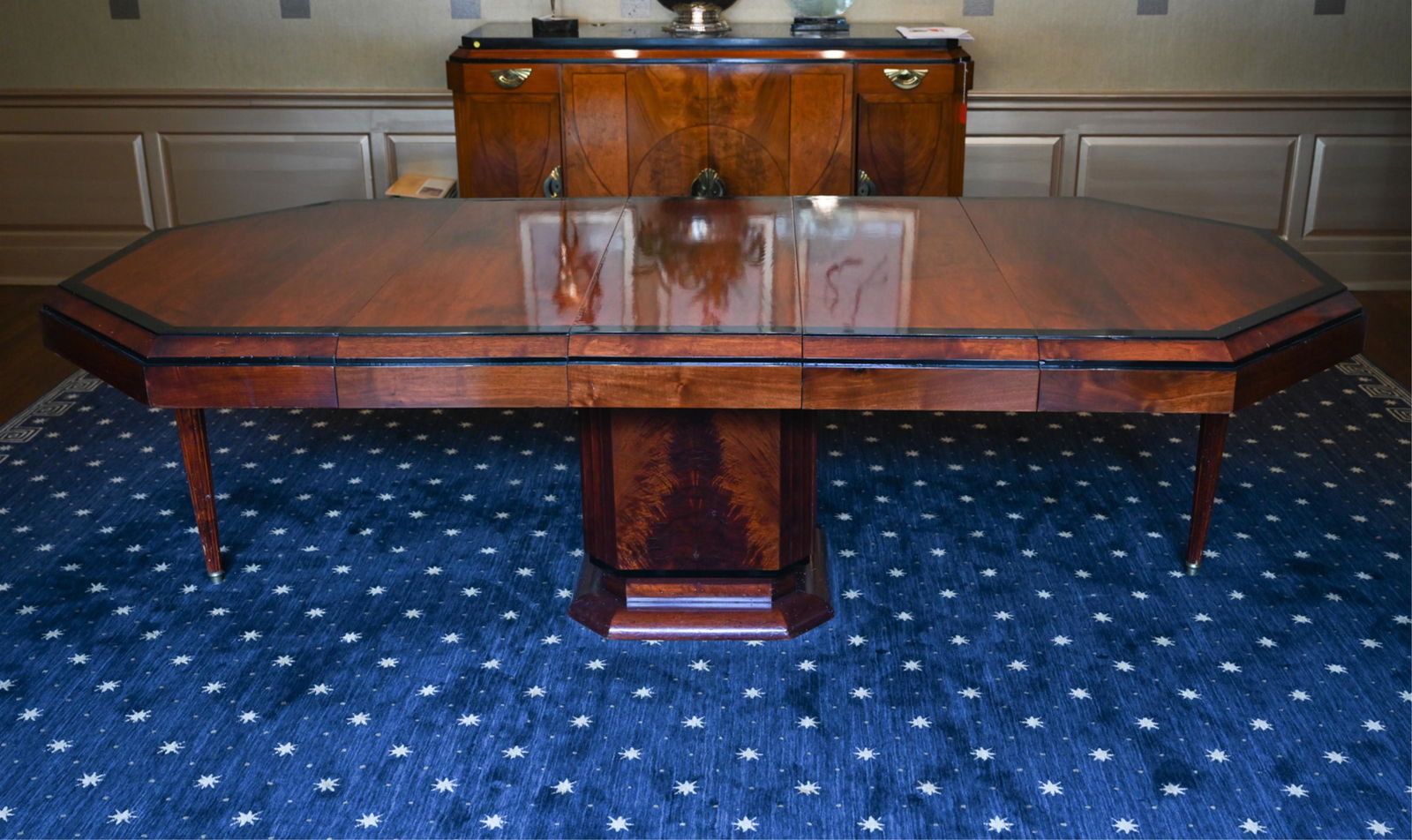ART DECO PEDESTAL DINING TABLE (1 of 20)