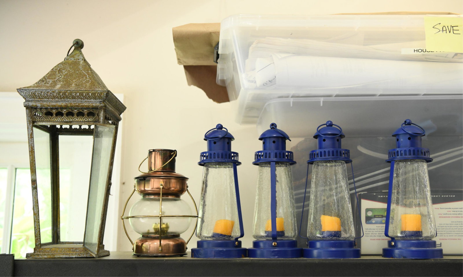 GROUPING OF LANTERN STYLE CANDLE HOLDERS (1 of 10)