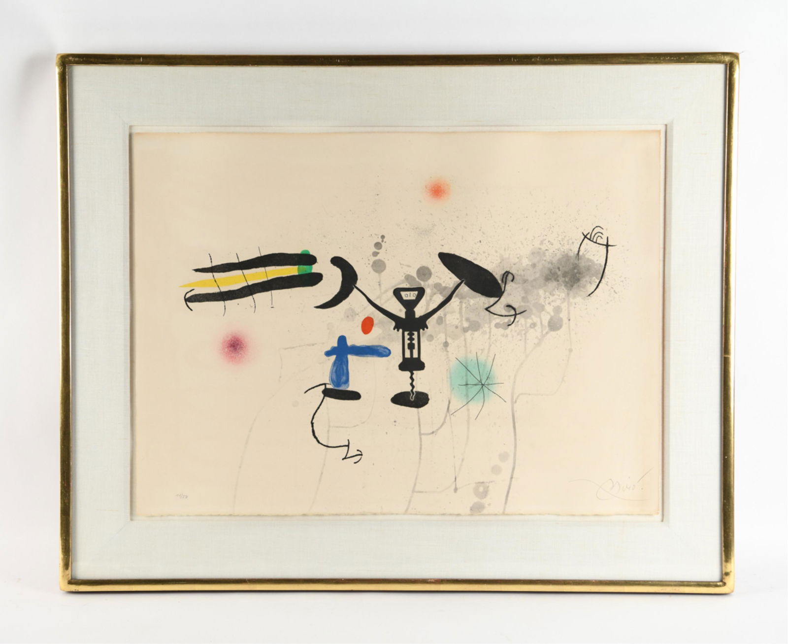 JOAN MIRO (1893-1983) ETCHING 11/50 SIGNED (1 of 9)
