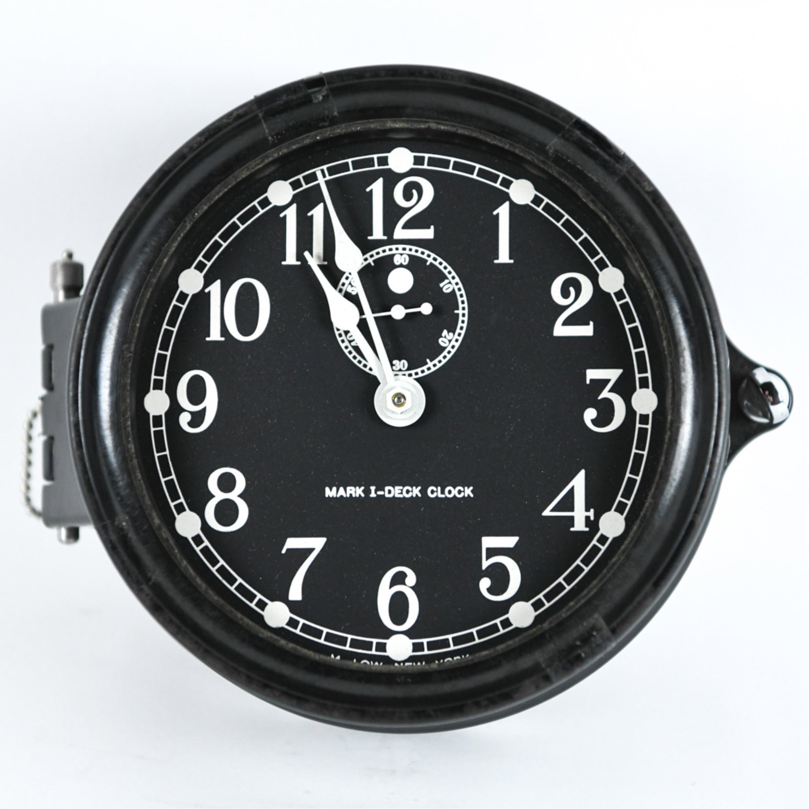 M. LOW NAUTICAL WWII ERA MARK 1 DECK CLOCK (1 of 10)