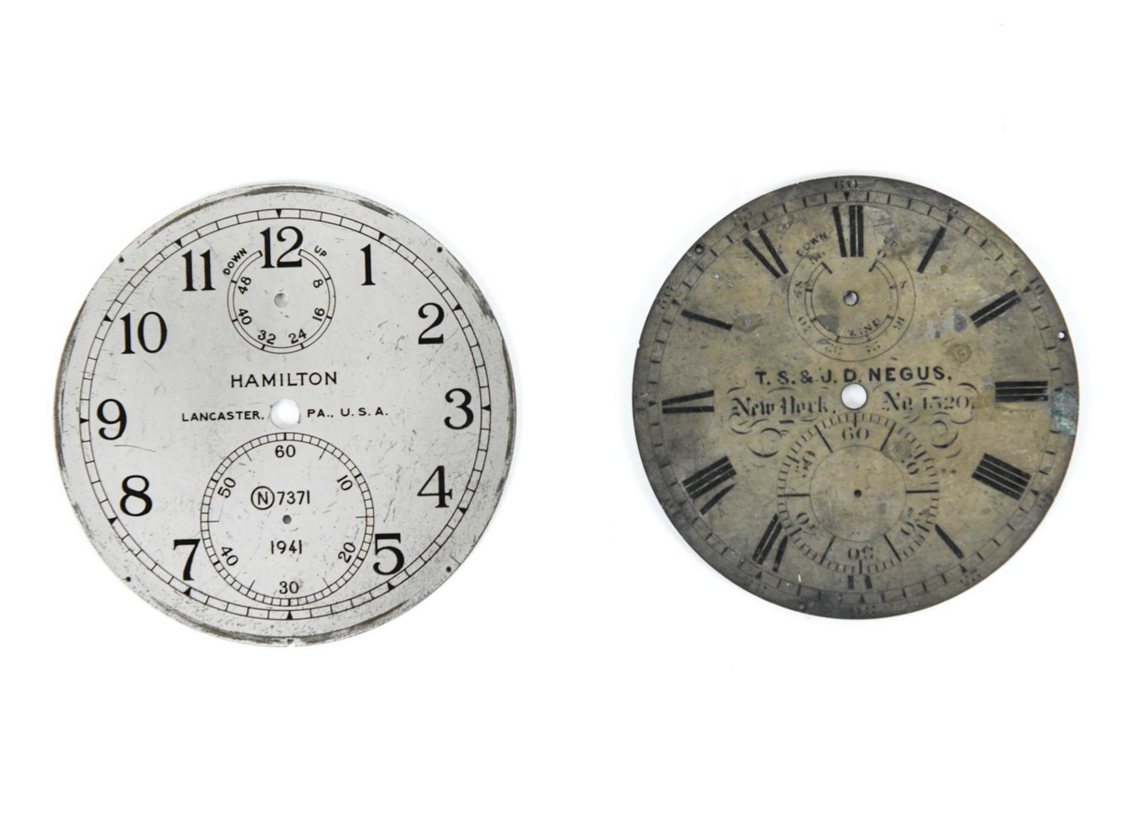 (2) NAUTICAL CHRONOMETER DIALS INCL. NEGUS (1 of 5)