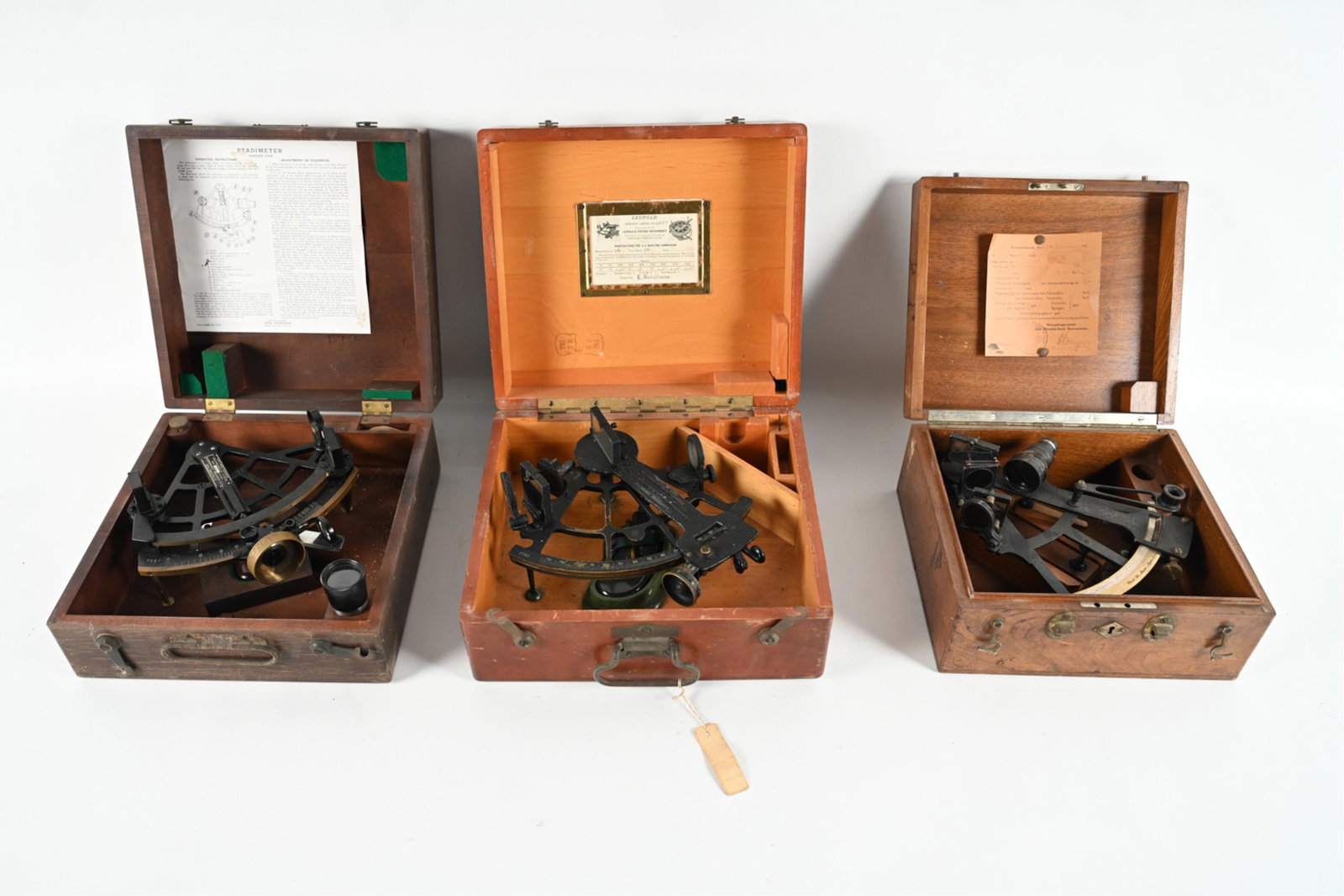 (3) NAUTICAL SEXTANTS INCL. GERMAN (1 of 17)