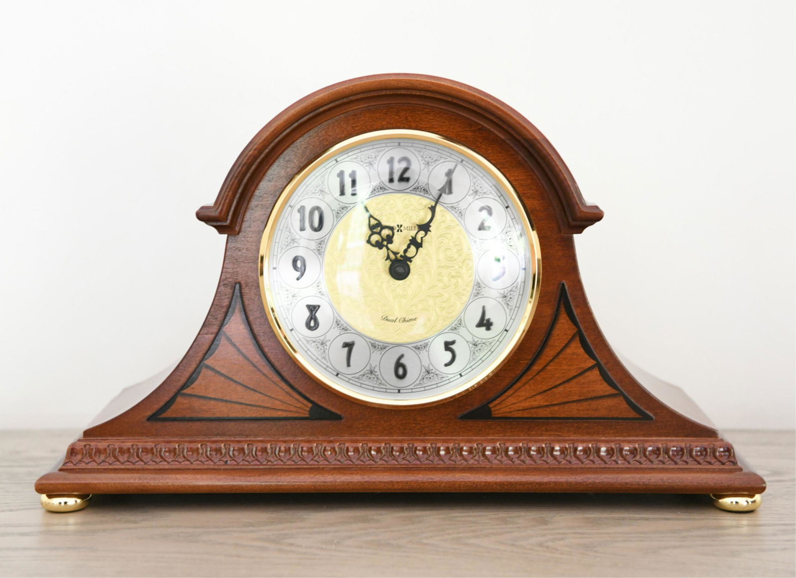HOWARD MILLER DUAL CHIME MANTEL CLOCK (1 of 10)
