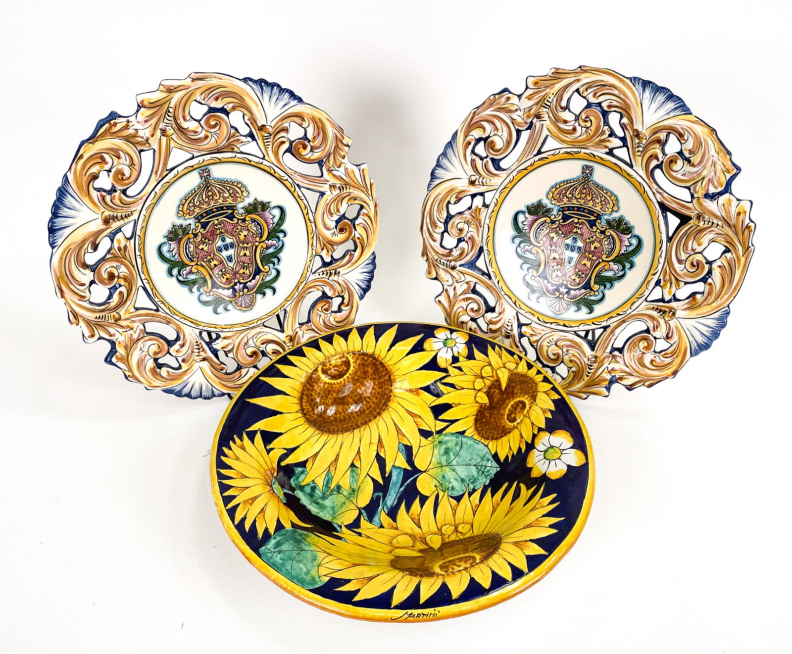 (3) ITALIAN MAJOLICA GROUPING (1 of 16)