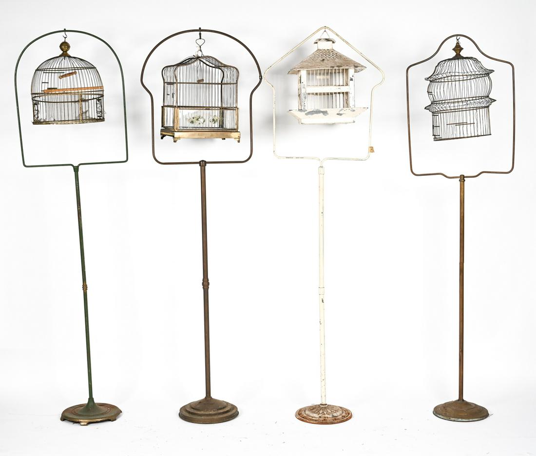 (4) GROUPING OF VINTAGE BIRDCAGES (1 of 15)